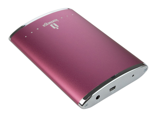 Disco Duro Portable Iomega eGo de 160GB, USB 2.0. Color Rosa