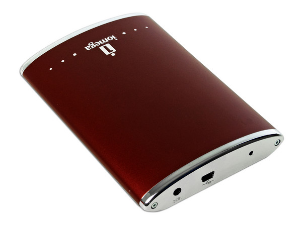 Disco Duro Portable Iomega eGo de 250GB, USB 2.0. Color Rojo