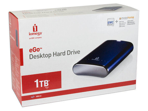 Disco Duro Externo Iomega eGo Midnight Blue de 1TB, USB 2.0
