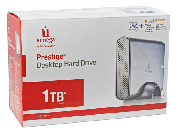 Disco Duro Externo Iomega Prestige de 1 Terabyte, 3.5