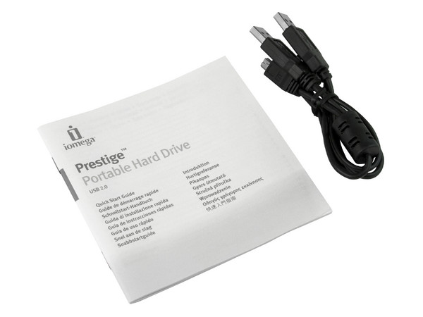 Disco Duro Portable Iomega Prestige de 160GB, USB 2.0. Color Plata