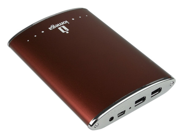Disco Duro Portable Iomega eGo de 320GB, USB 2.0 y FireWire. Color Rojo
