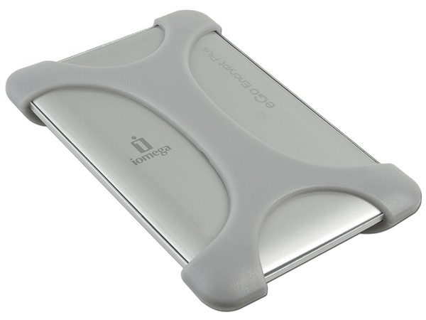 Disco Duro Portable Iomega eGo Encrypt Plus de 500GB, USB 2.0. Color Plata