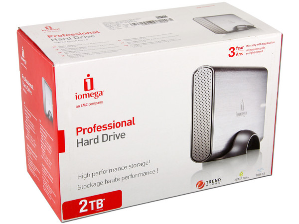  Disco Duro Externo Iomega Professional de 2TB, USB 2.0, eSATA