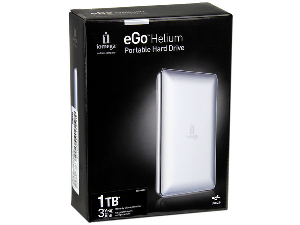 Disco Duro Portable Iomega eGo Helium de 1 TB, USB 2.0