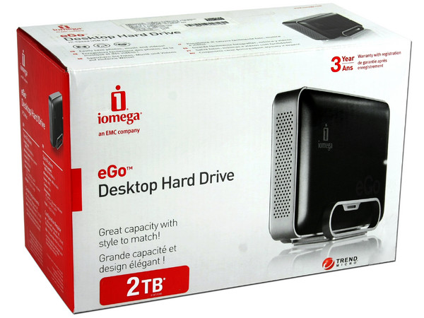 Disco Duro Externo Iomega eGo de 2 TB, USB 2.0