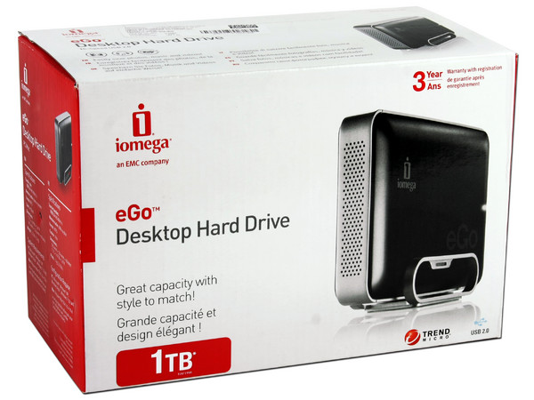 Disco Duro Externo Iomega eGo de 1 TB, USB 2.0