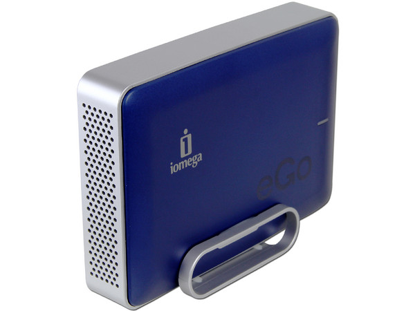 Disco Duro Externo Iomega eGo de 1 TB, USB 2.0. Color Azul 