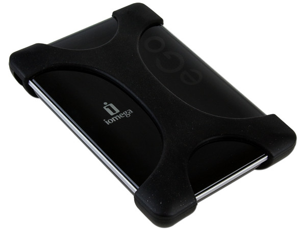 Disco Duro Portable Iomega eGo BlackBelt de 500GB, USB 2.0. Color Negro