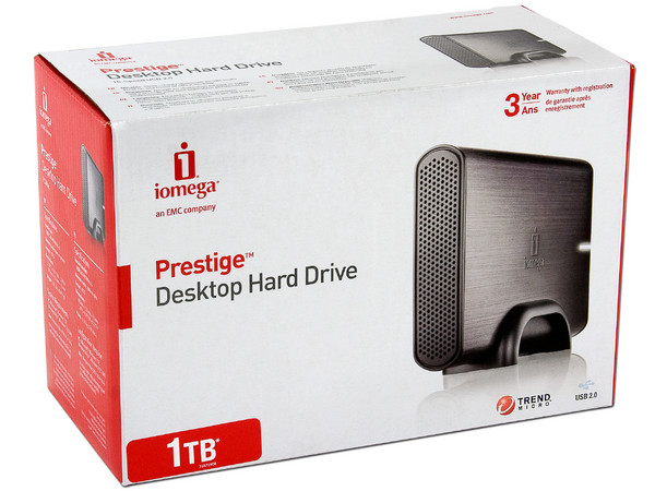 Disco Duro Externo Iomega Prestige de 1 Terabyte, 3.5