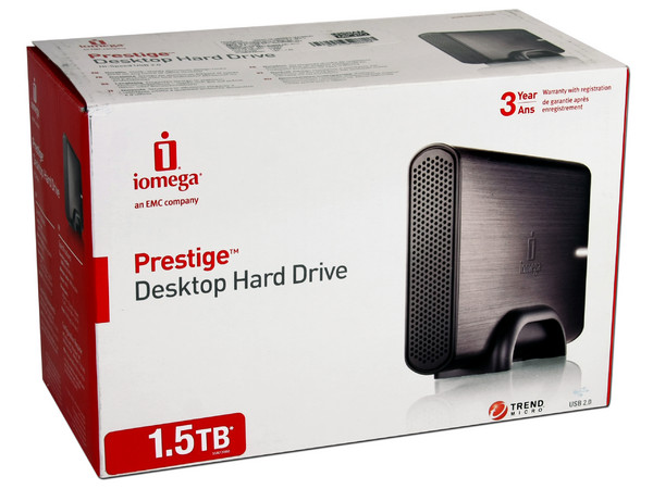 Disco Duro Externo Iomega Prestige de 1.5 Terabyte, USB 2.0