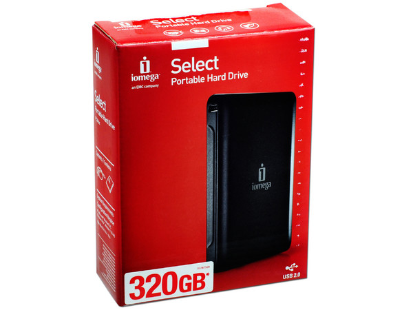 Disco Duro Portable Iomega Select de 320GB, USB 2.0