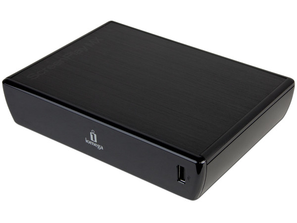 Disco Duro Externo Multimedia HD Iomega ScreenPlay MX  de 1TB con HDMI, USB 2.0 y control remoto.