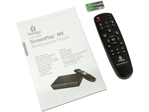Disco Duro Externo Multimedia HD Iomega ScreenPlay MX  de 1TB con HDMI, USB 2.0 y control remoto.