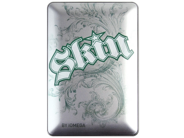 Disco Duro Portable Iomega Knock Out Skin de 500GB, USB 2.0. Color Plateado