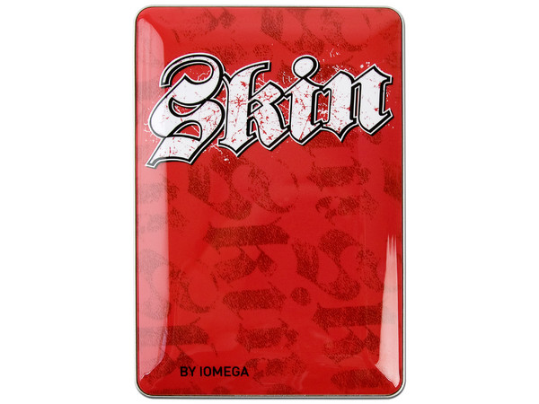 Disco Duro Portátil Iomega Skin de 500 GB, USB 2.0. Color Rojo