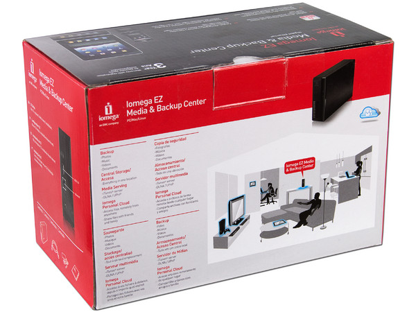Disco Duro Externo Iomega Ez Media & Backup Center de 1 TB, Ethernet. 