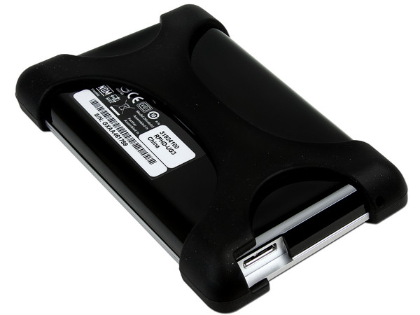 Disco Duro Portable Iomega eGo BlackBelt de 500GB, USB 3.0. Color Negro
