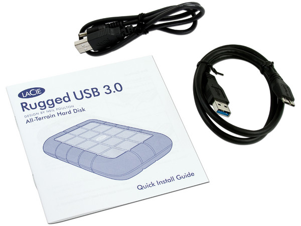 Disco Duro Portable LaCie Rugged de 500GB, USB 3.0