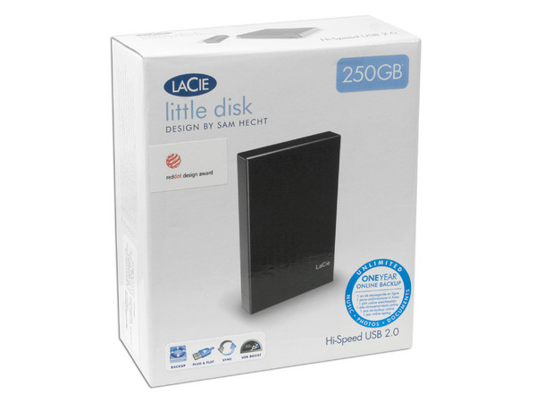 Disco Duro Portátil LaCie Little Disk de 250GB, 5400 RPM, USB 2.0