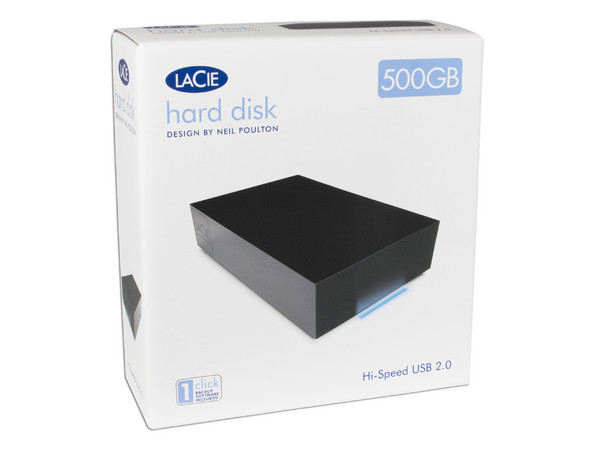 Disco Duro Externo LaCie Diseñado por Neil Poulton de 500GB, USB 2.0