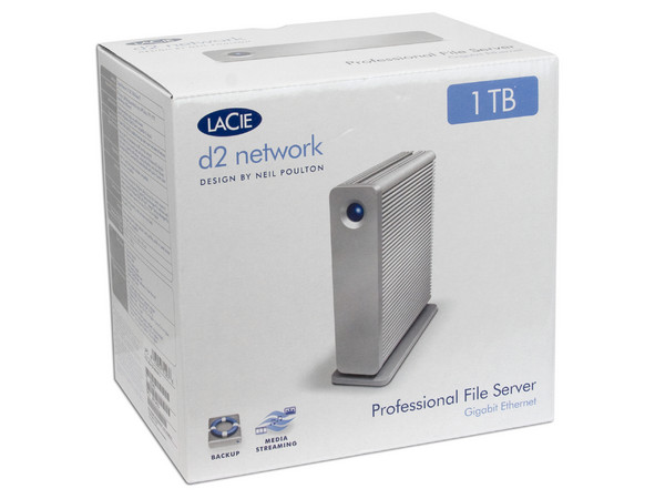 Disco Duro Externo LaCie d2 network de 1TB, Gigabit Ethernet