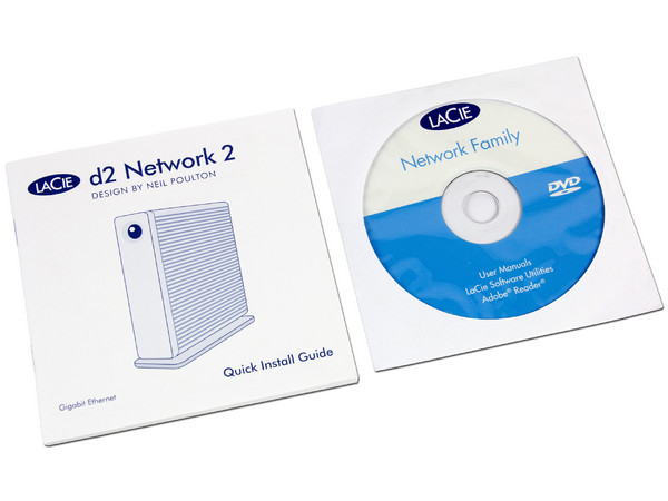 Disco Duro Externo LaCie d2 Network 2 de 2 TB, eSATA, Ethernet, USB 2.0.