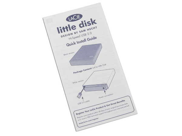Disco Duro Portátil LaCie Little Disk, Diseñado por Sam Hecht de 320GB, USB 2.0