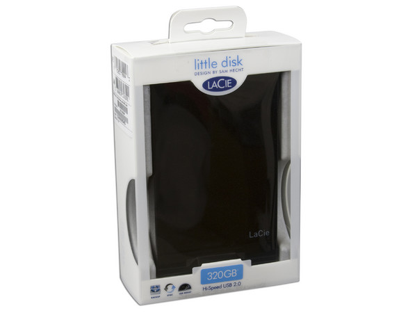 Disco Duro Portátil LaCie Little Disk, Diseñado por Sam Hecht de 320GB, USB 2.0