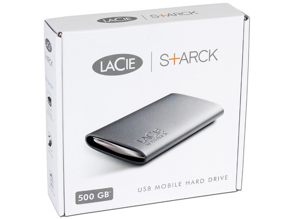 Disco Duro Portátil LaCie S+ARCK de 500GB, USB 2.0