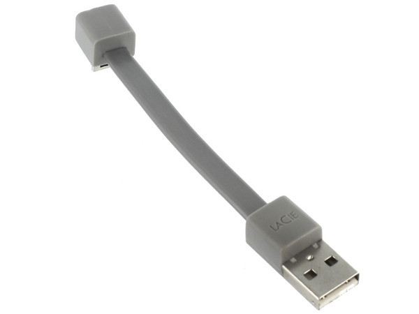 Disco Duro Portátil LaCie rikiki de 500 GB, USB 2.0. Color Plata 