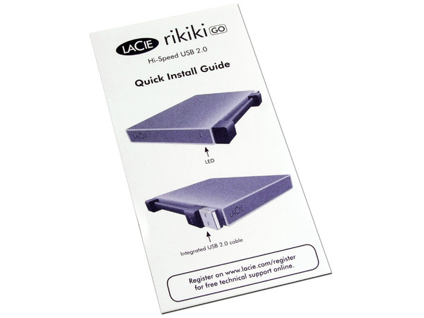 Disco Duro Portátil LaCie rikiki de 500 GB, USB 2.0. Color Plata 