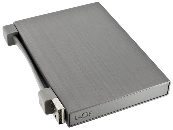Disco Duro Portátil LaCie rikiki de 500 GB, USB 2.0. Color Plata 