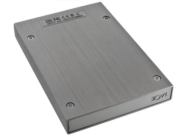 Disco Duro Portátil LaCie rikiki de 500 GB, USB 2.0. Color Plata 