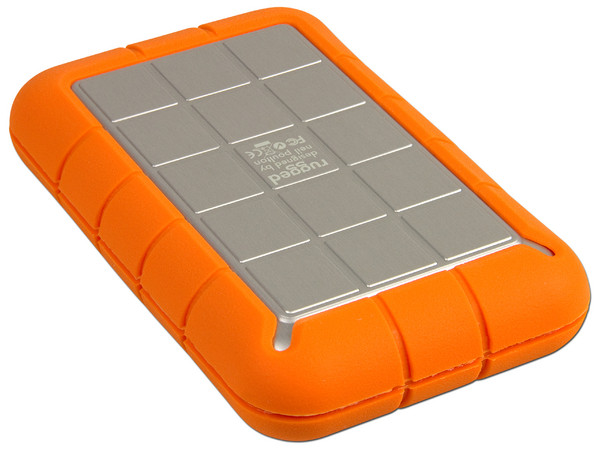 Disco Duro Portátil LaCie Rugged Triple de 500 GB, USB 3.0 y FireWire 800.
