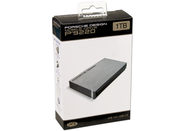 Disco Duro Portátil LaCie Porsche Design P 9220 de 1 TB, USB 3.0
