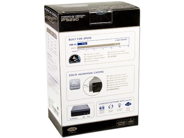 Disco Duro Externo LaCie Porsche Design P'9230 de 1TB, USB 3.0