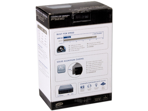 Disco Duro Externo LaCie Porsche Design P'9230 de 3 TB, USB 3.0