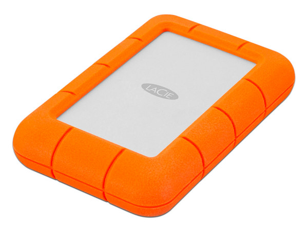 Disco Duro Portátil LaCie Rugged Mini de 4 TB, USB 3.0.