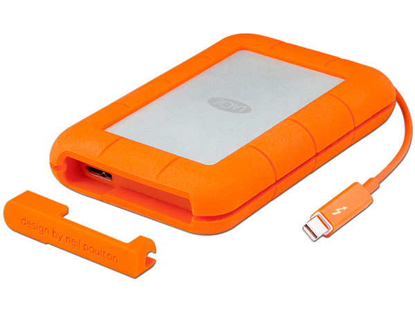 Disco Duro Externo LaCie Rugged de 1TB, Thunderbolt y USB 3.0