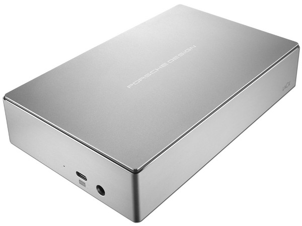 Disco Duro Portátil LaCie Porsche de 5 TB, USB tipo C con adaptador USB 3.0.