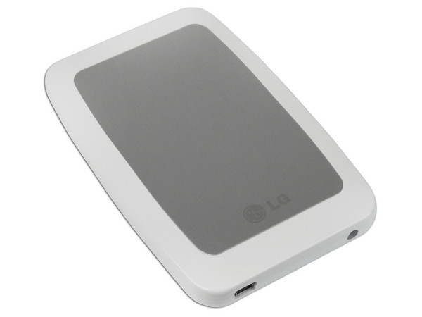 Disco Duro Portable LG XD2 de 250GB, USB 2.0. Color Blanco