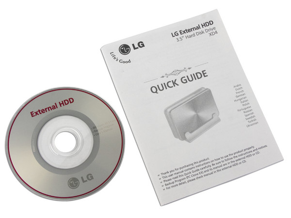 Disco Duro Portable LG XD4 de 1TB, USB 2.0. Color Negro