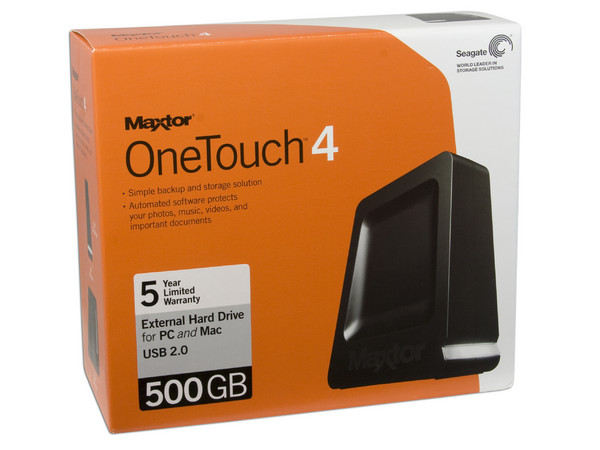 Disco Duro Externo Maxtor OneTouch 4 de 500GB, USB 2.0