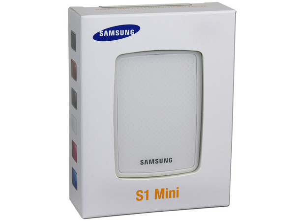 Mini Disco Duro S1 Portable Samsung de 160GB, USB 2.0. Color Blanco