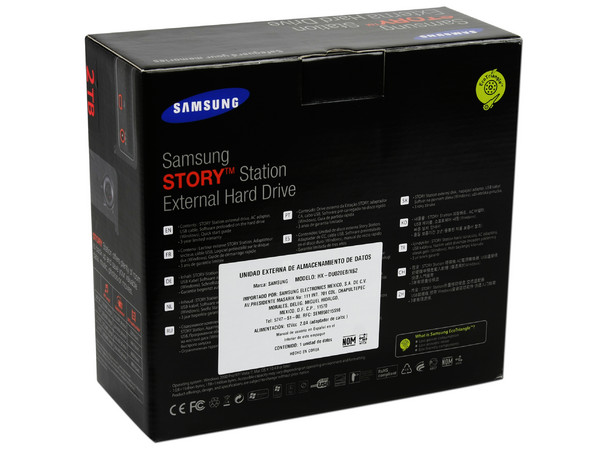 Disco Duro Externo Samsung de 2 Terabyte, USB 2.0
