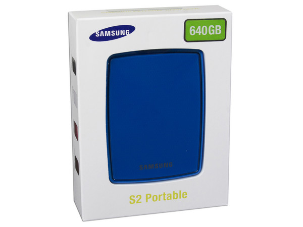 Disco Duro S2 Portable Samsung de 640GB, USB 2.0. Color Azul