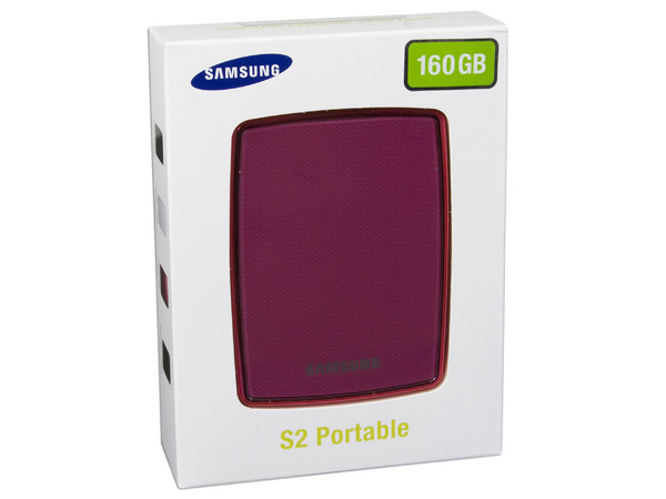 Disco Duro S2 Portable Samsung de 160GB, USB 2.0. Color Rosa