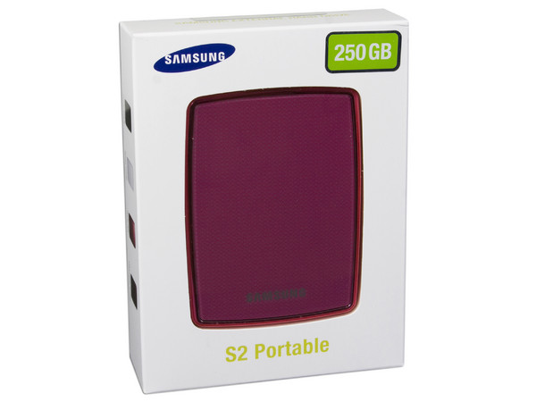 Disco Duro S2 Portable Samsung de 250GB, USB 2.0. Color Rosa