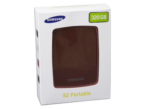 Disco Duro S2 Portátil Samsung de 320 GB, USB 2.0. Color Rojo